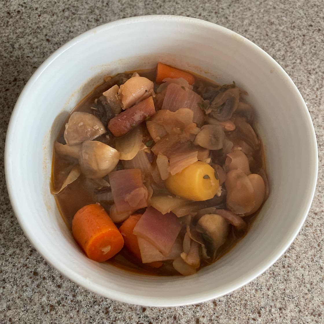 Mushroom bourguignon