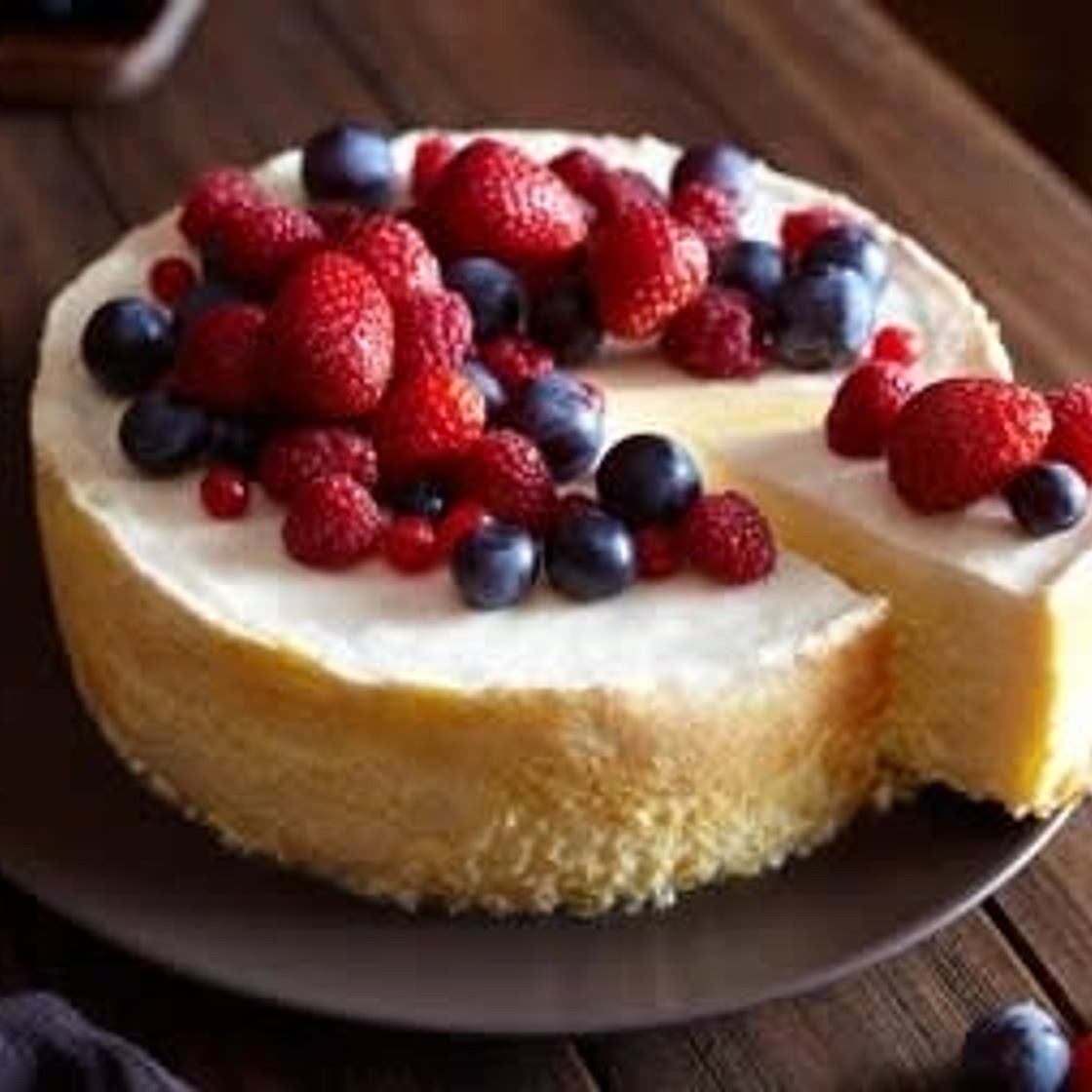 Greek Yogurt Berry Cheese Cake