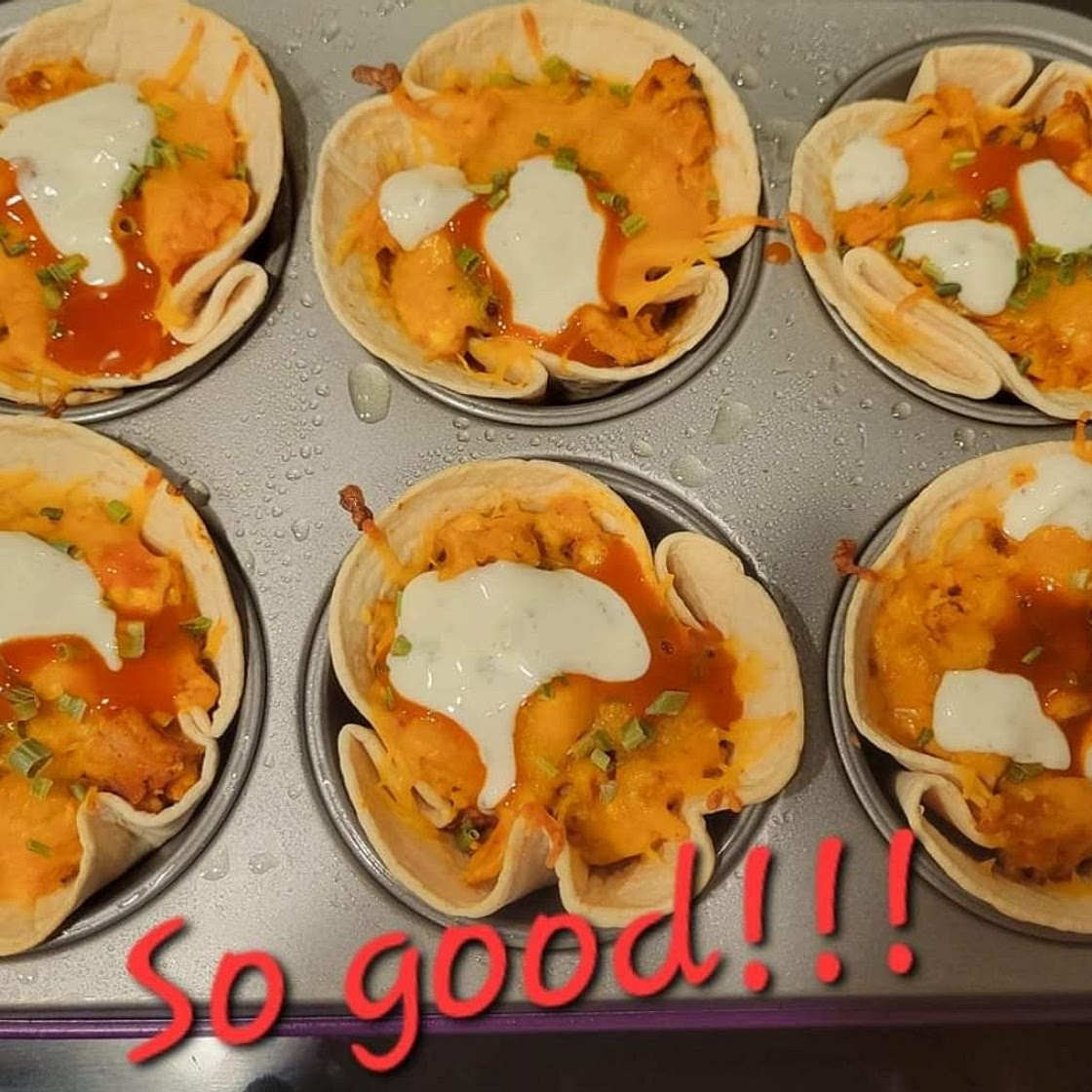Buffalo Chicken Cups