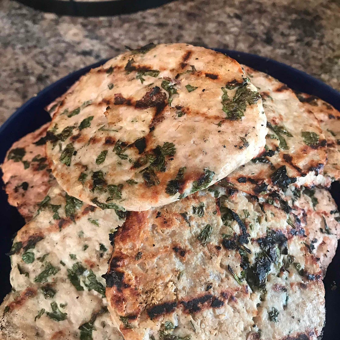Cilantro Lime Chicken Burgers