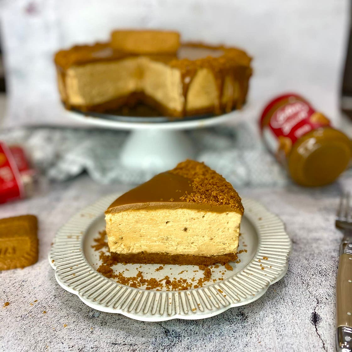 No-Bake Biscoff Cheesecake