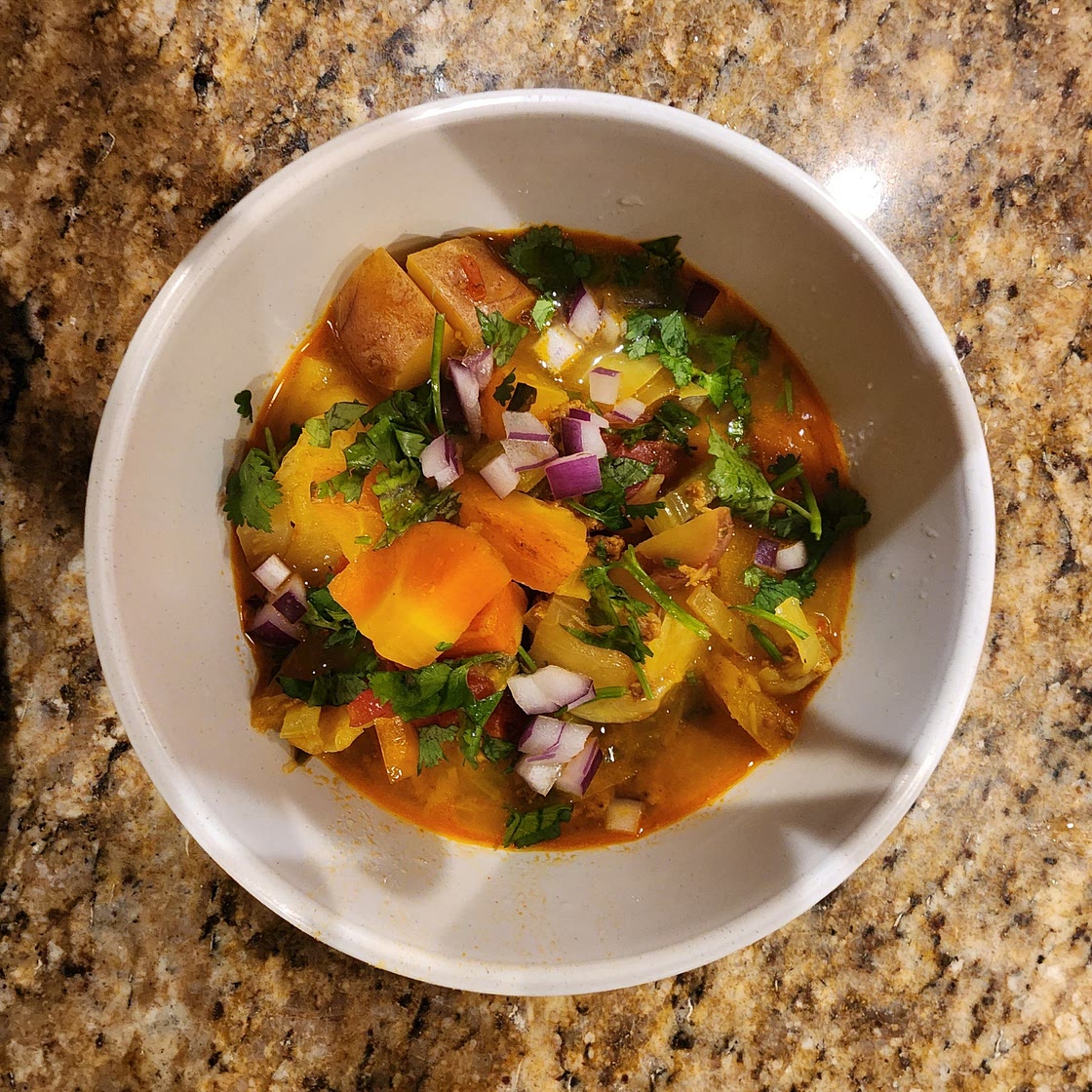 Indian Turkey Veg Soup