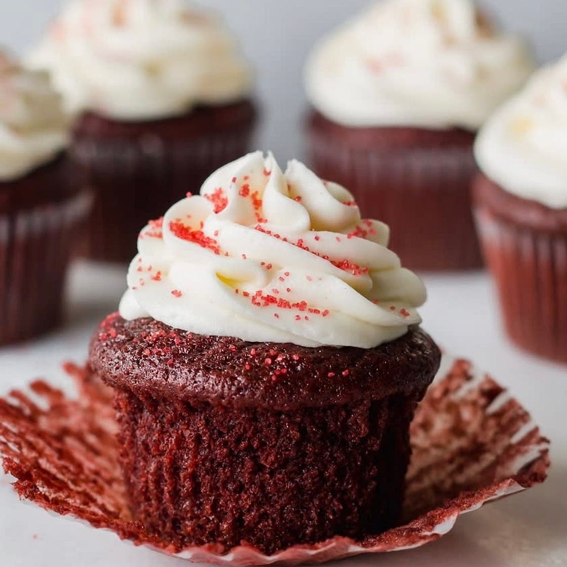 Gluten Free Dairy Free Red Velvet Cupcakes
