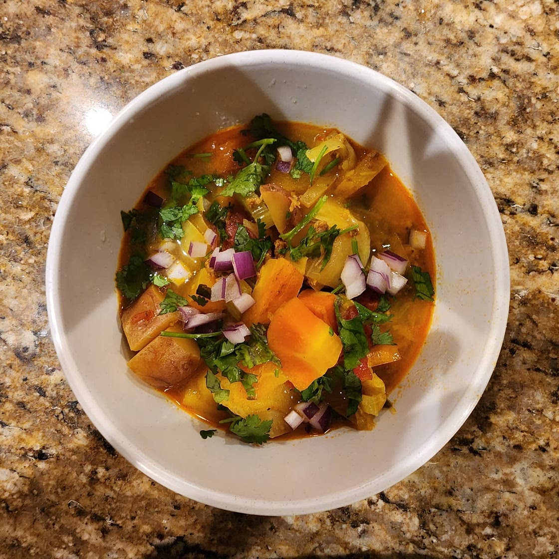 Indian Turkey Veg Soup