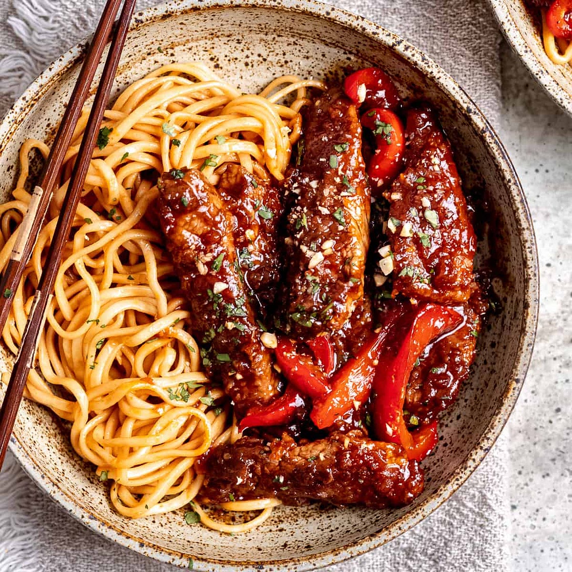 30 Minute Easy Crispy Chilli Beef