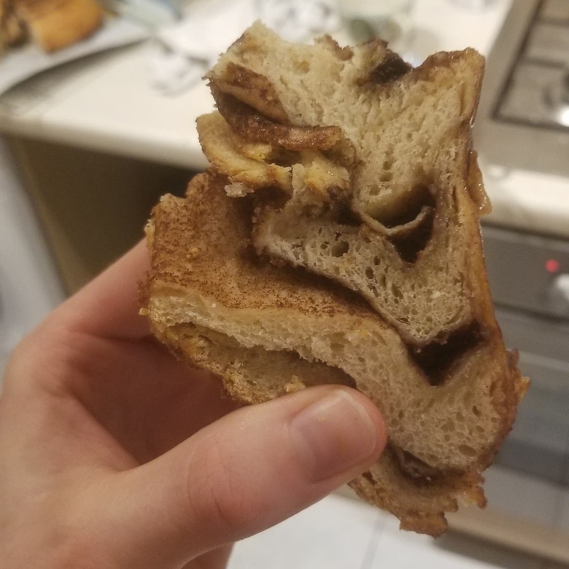 Sourdough cinnamon roll