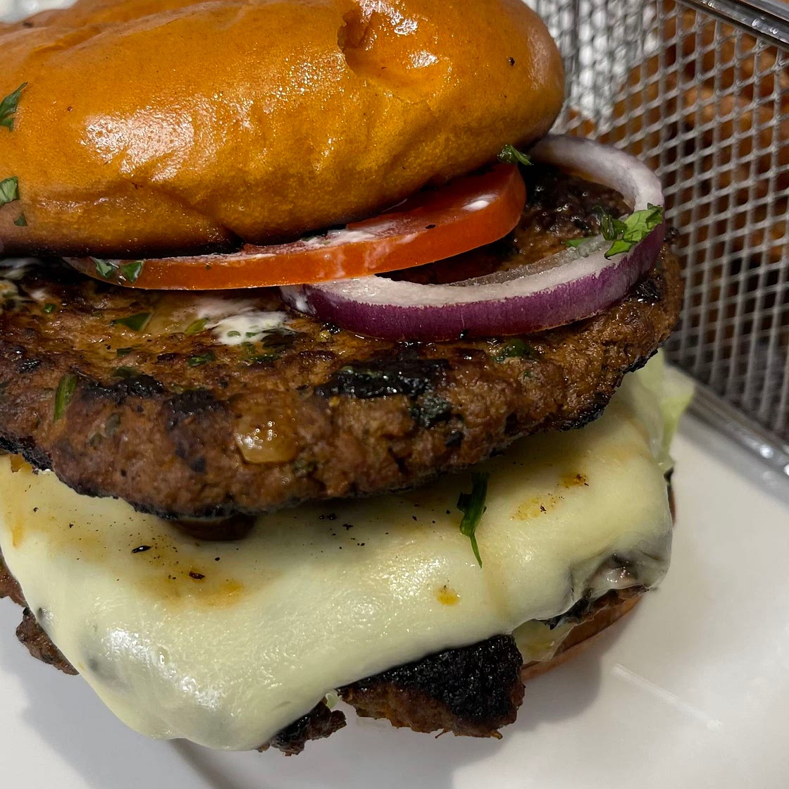 Indian Spiced Smash Burger