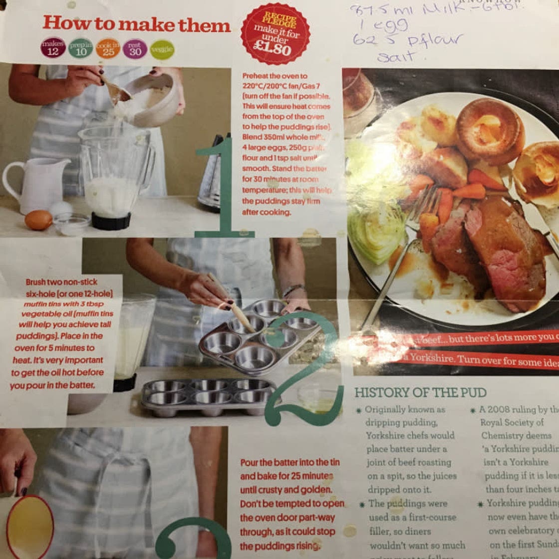 Yorkshire puddings 1.0