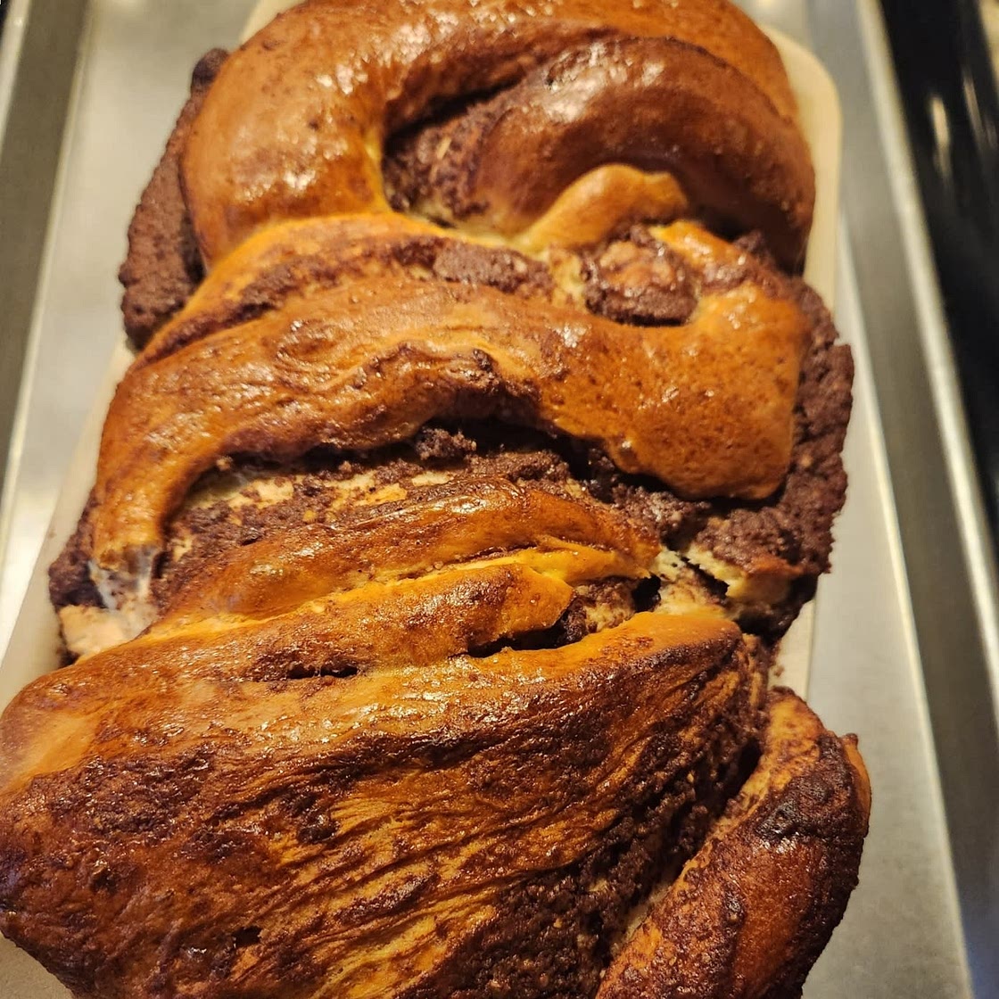 Chocolate Bear Claw Babka