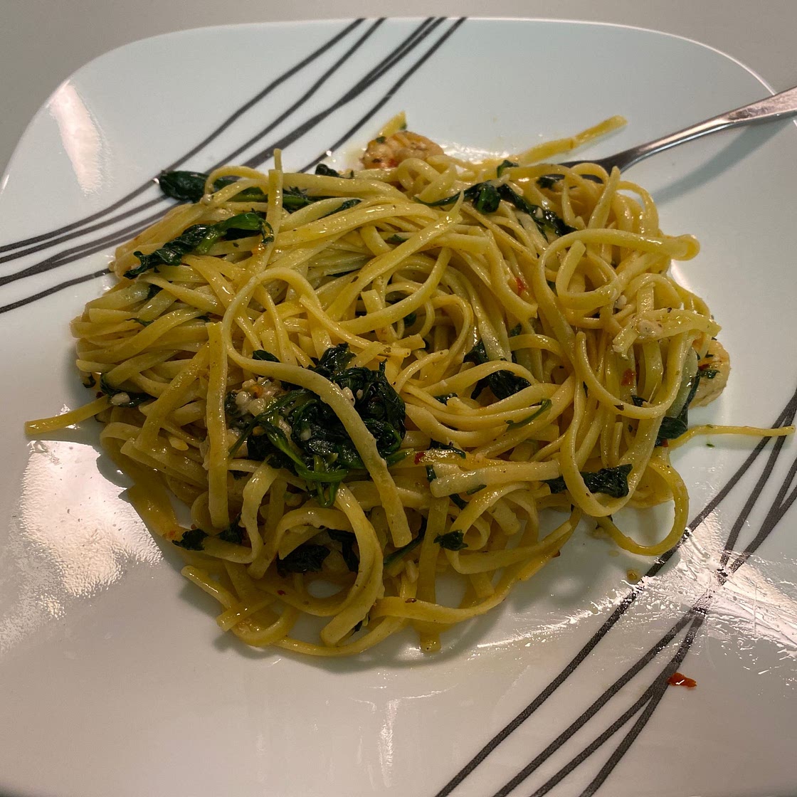 Lemon Garlic Parmesan Shrimp Pasta