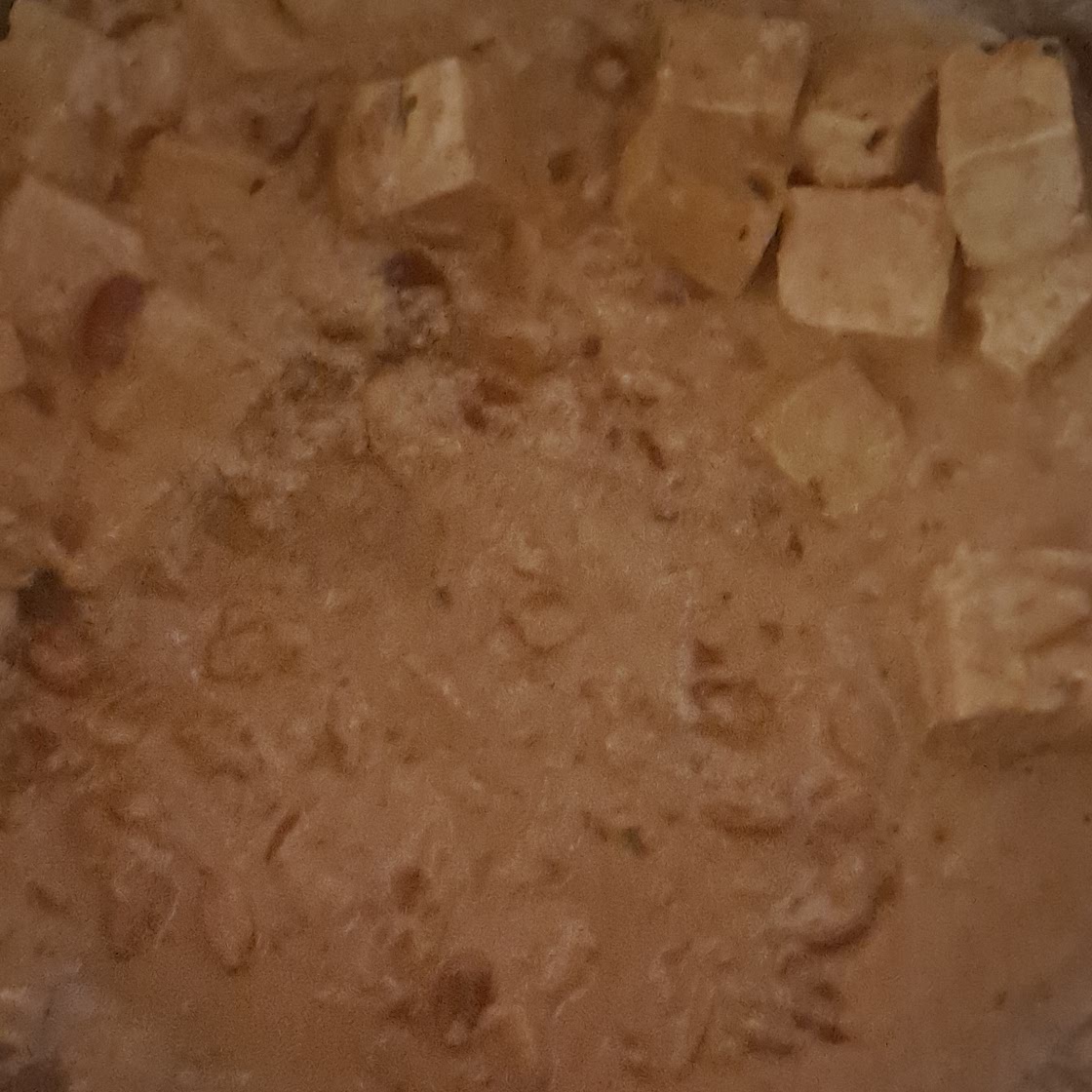 Tofu com molho de amendoim