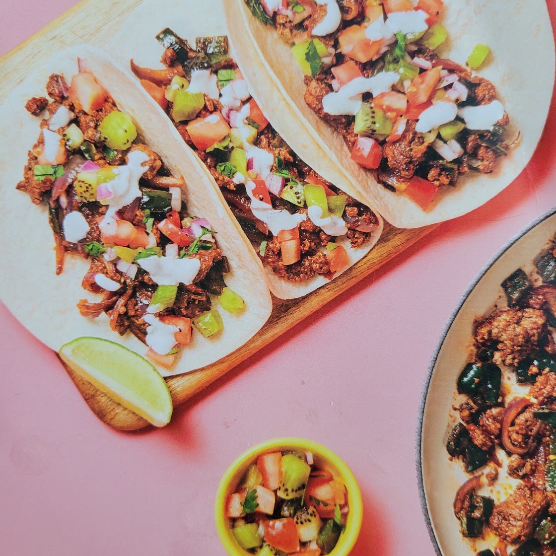 Beef and Poblano Tacos