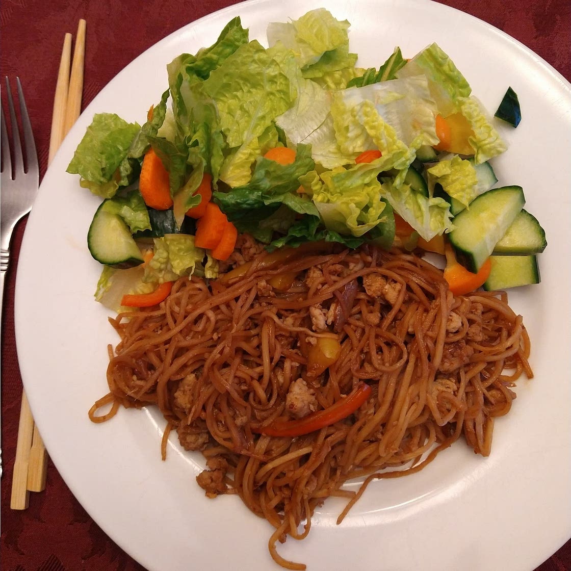 Spicy Hearts of Palm Noodles with Chicken