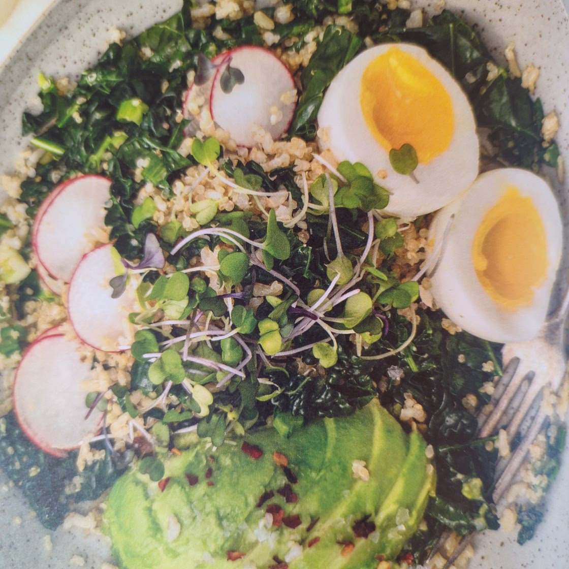 Miso Quinoa Bowls with Kale and Eggs