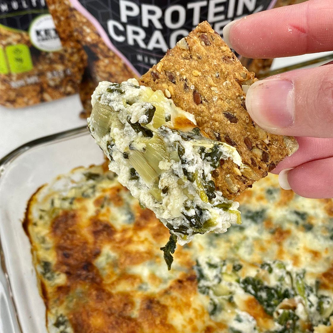 Healthy Spinach & Artichoke Dip