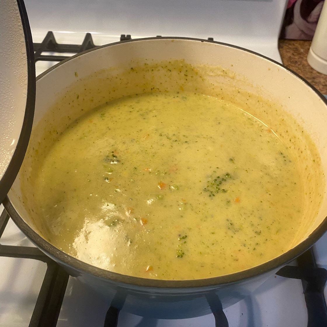 Broccoli Cheddar Soup Loaded With Vegetables