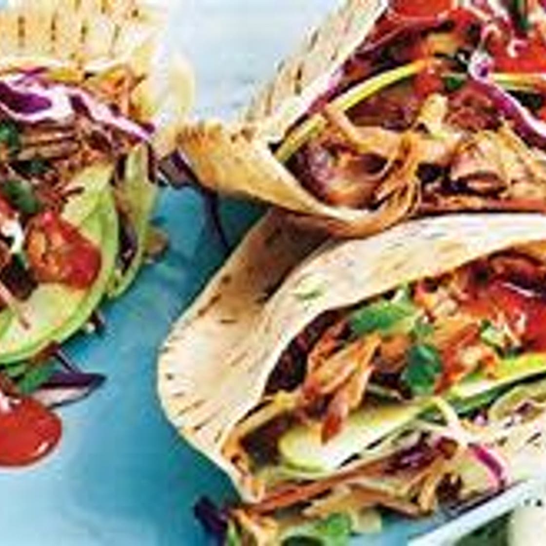 Barbecue Chicken Pita