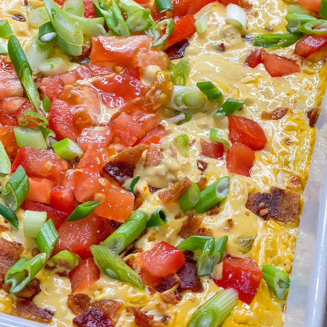 Chicken, bacon cheesy dip 