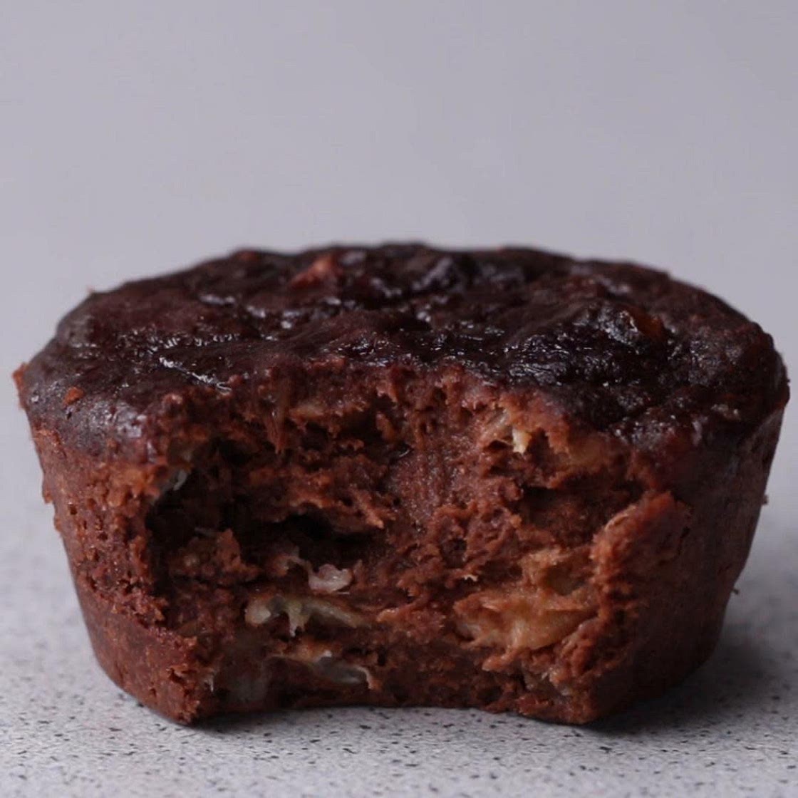 Chocolate & Blueberry Banana Muffins