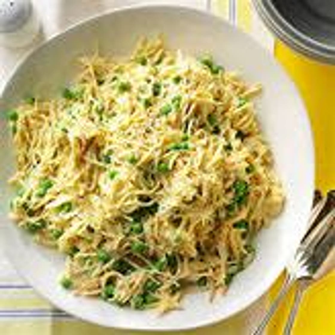 Creamy Skillet Noodles with Peas