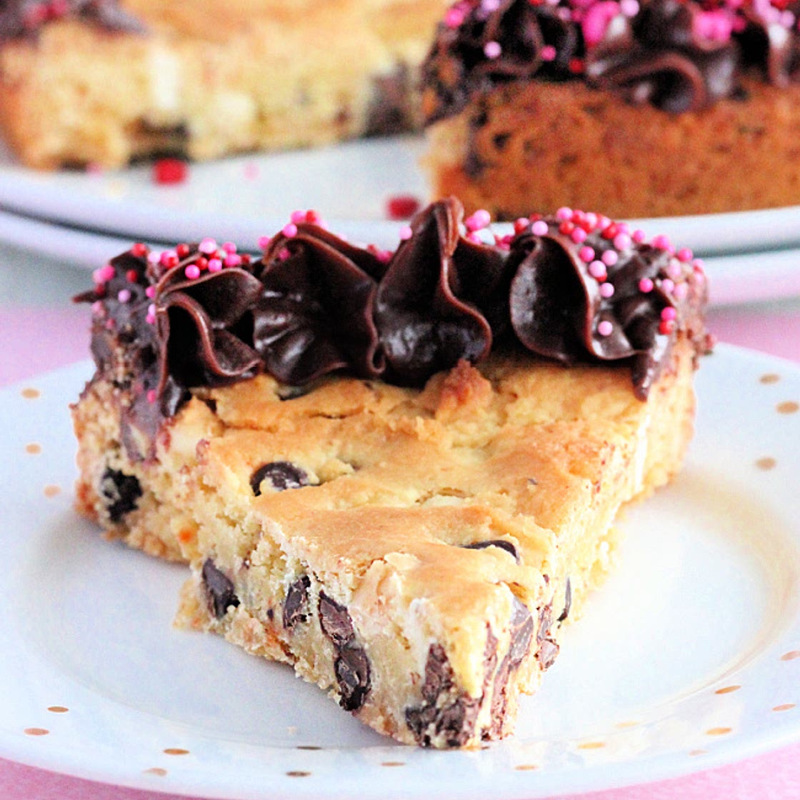 Chocolate Chip Cookie Cake
