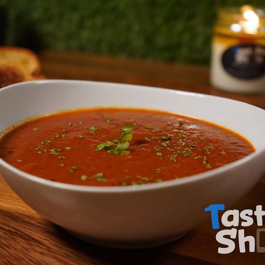 Homemade Lobster Red Pepper Soup