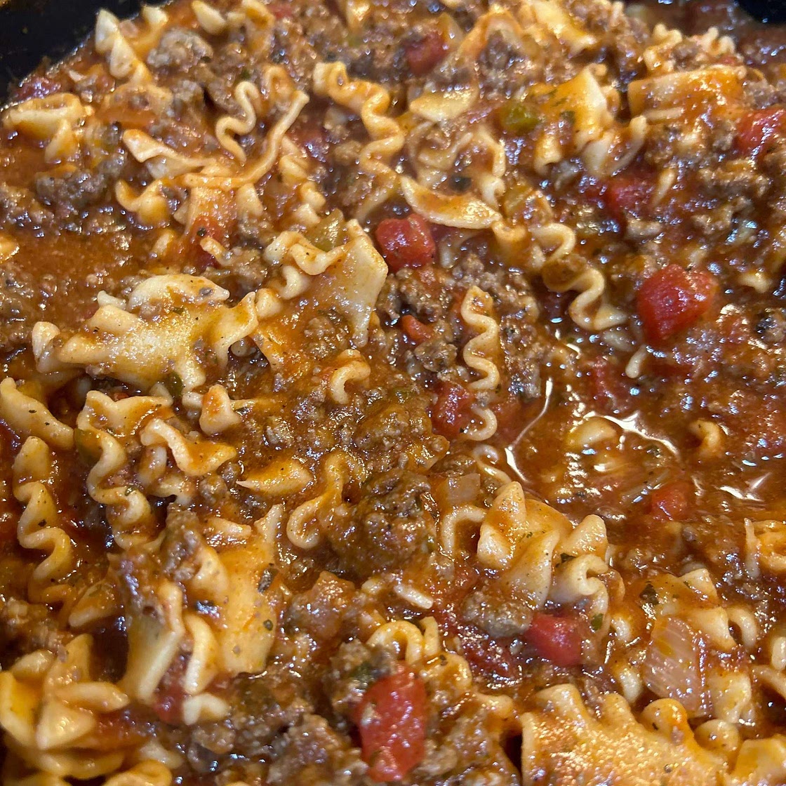 Homemade Lasagna Hamburger Helper