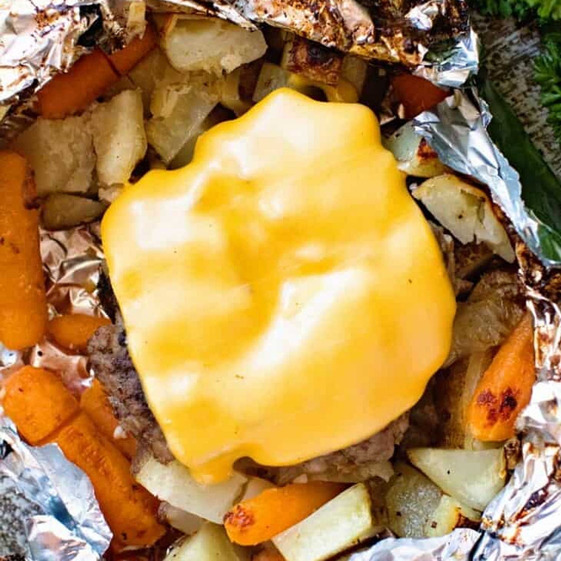 Cheeseburger Hobo Packets