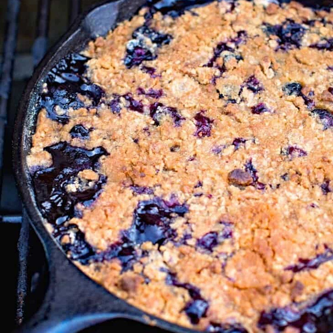 Lemon Blueberry Crisp
