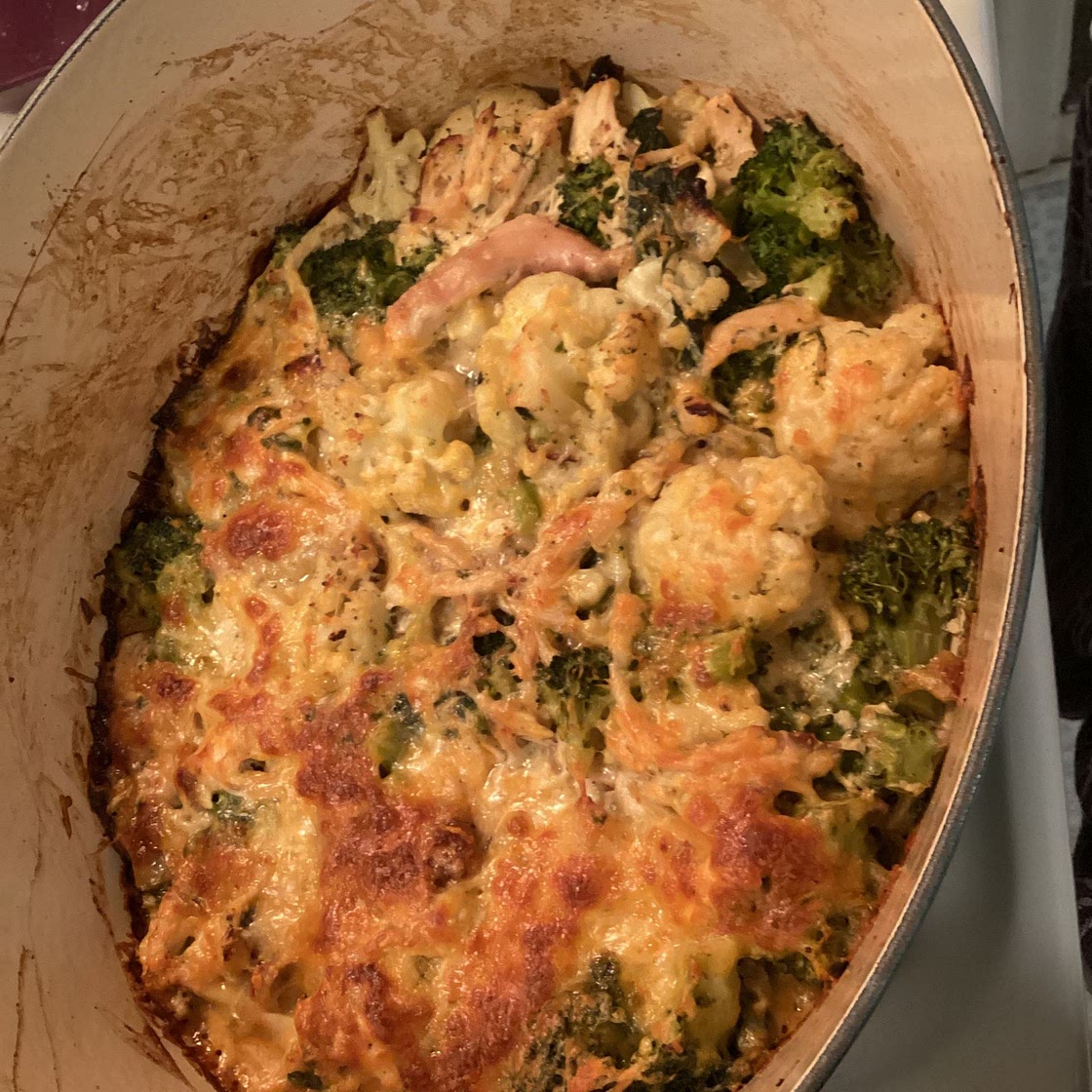 Veggie Loaded Rotisserie Chicken Casserole