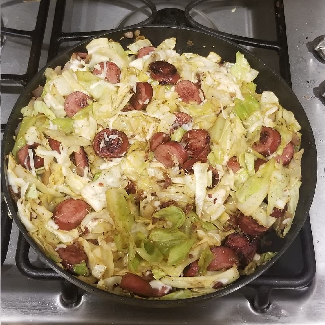 Instant Pot Cabbage and Sausage