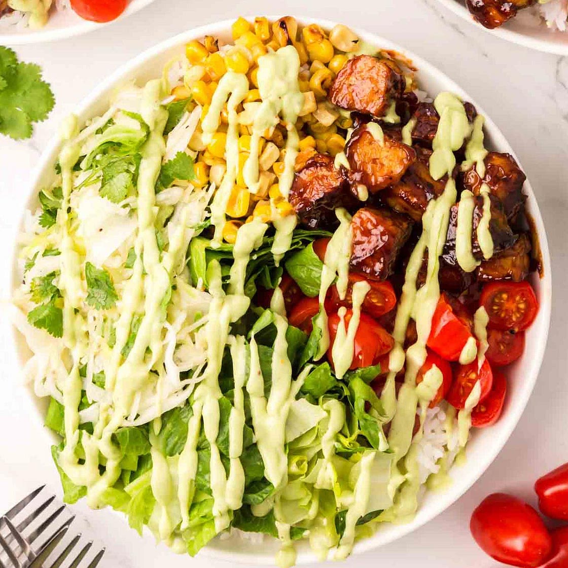 BBQ Tempeh Bowls