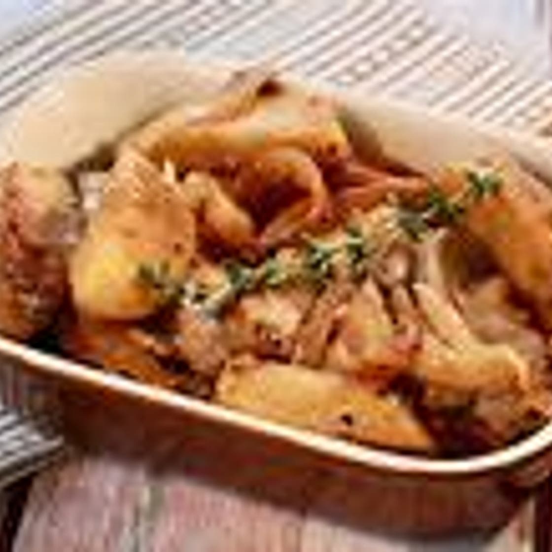 Apple and Onion Pork Roast