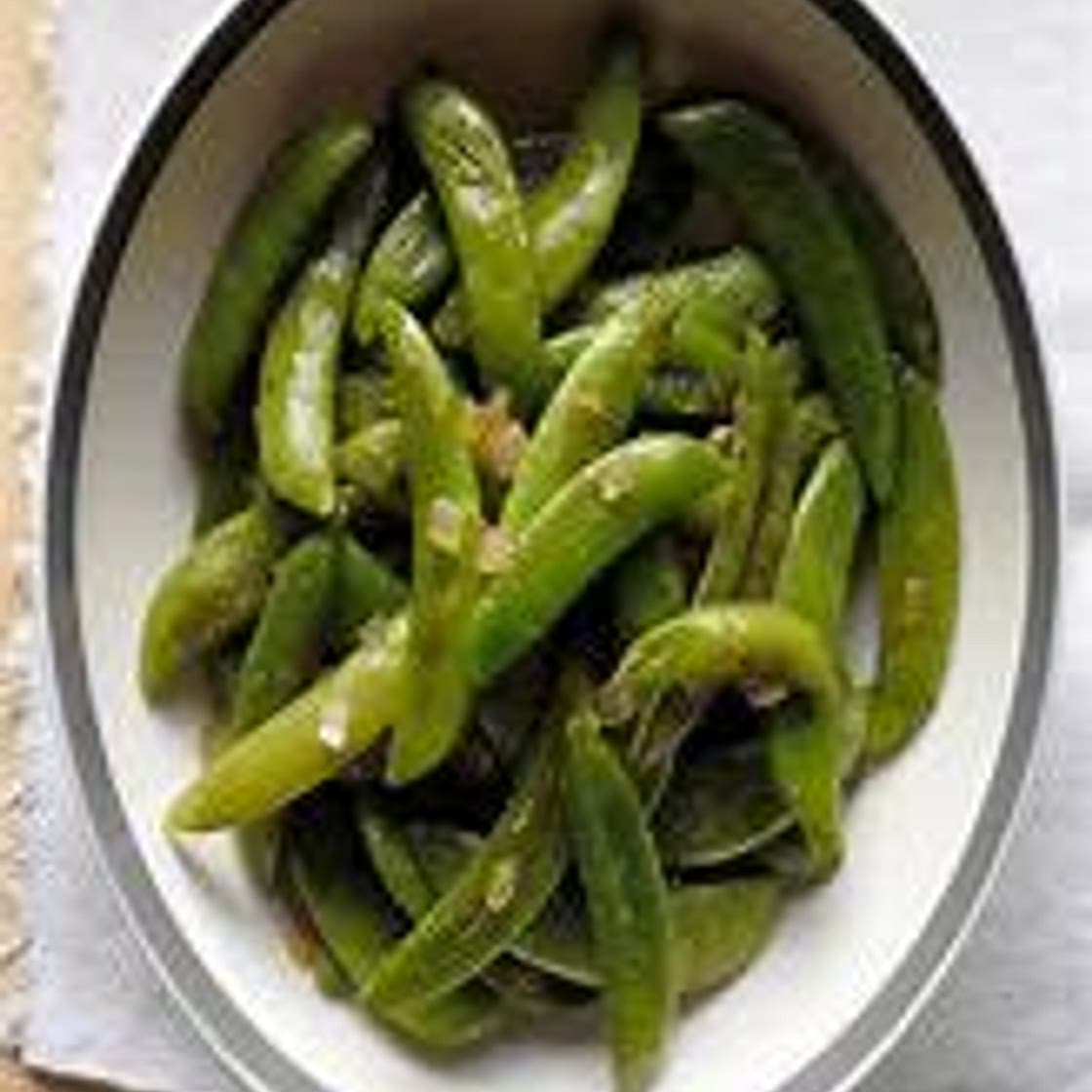 Roasted Sugar Snap Peas