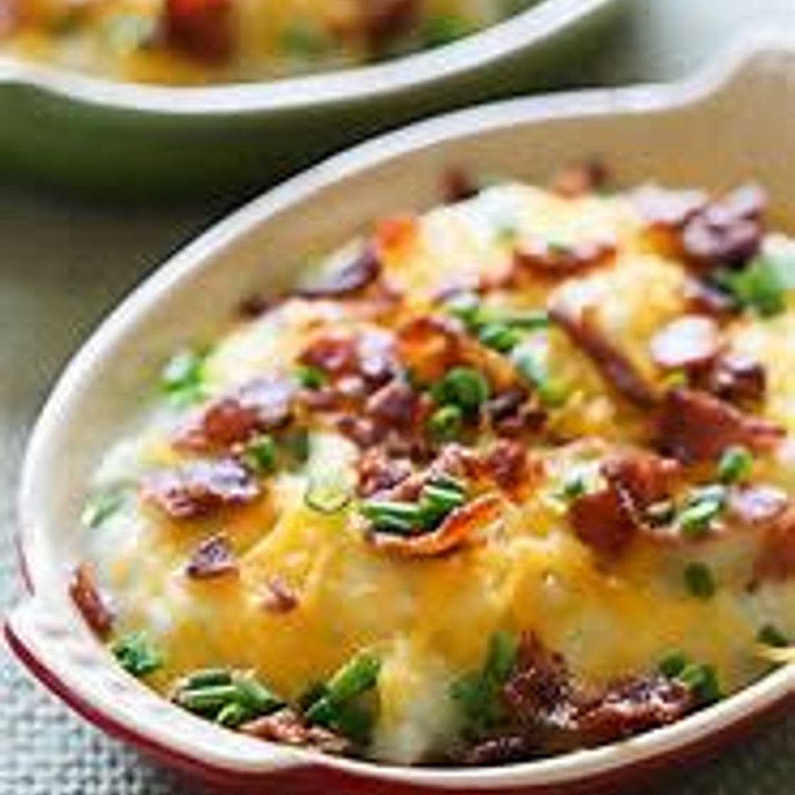 Loaded Cauliflower Mash Bake