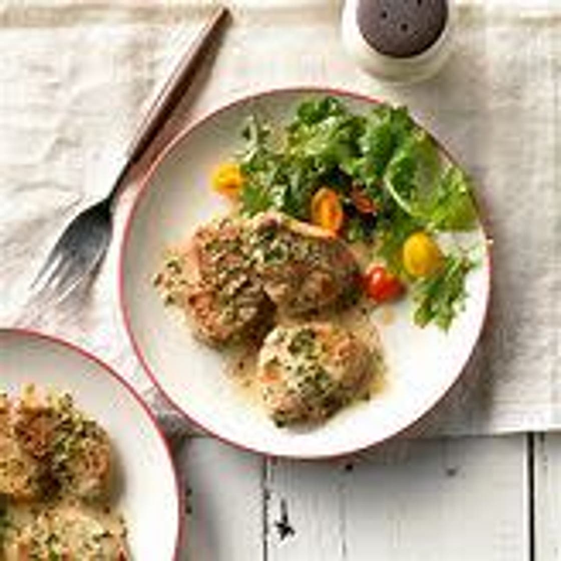 Pork Tenderloin with Herb Sauce