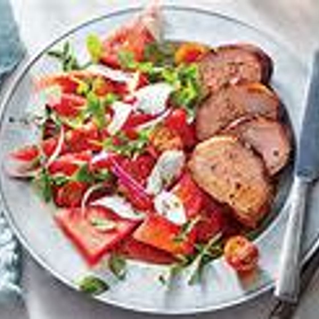 Pork Tenderloin with Peach Glaze