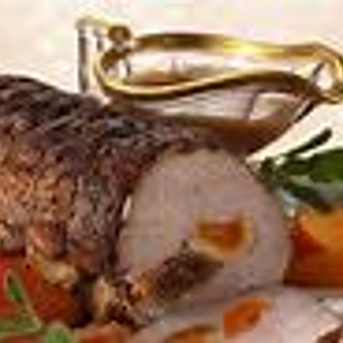 Roast Pork Stuffed with Fruit