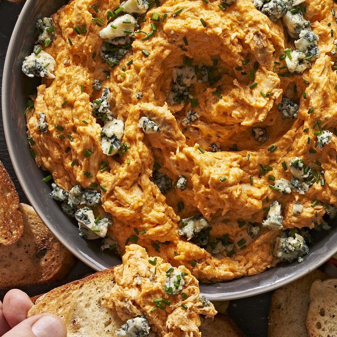 Crockpot Buffalo Chicken Dip