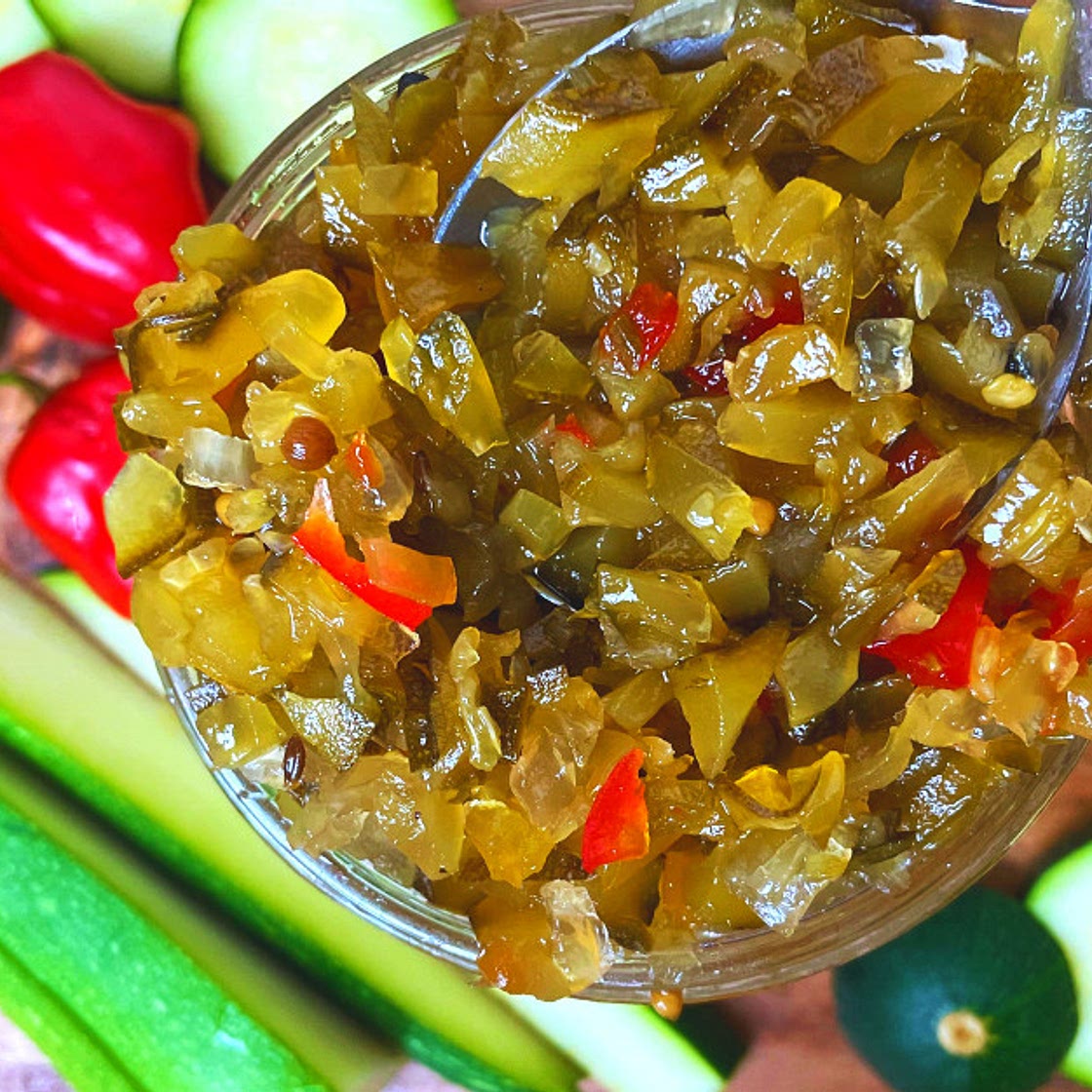 BEST All-Purpose Zucchini Relish| EASY Canning Recipe