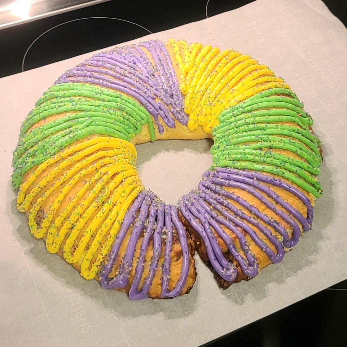 King Cake, Bavarian Cream
