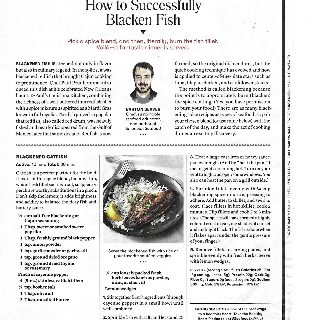 Blackened Catfish