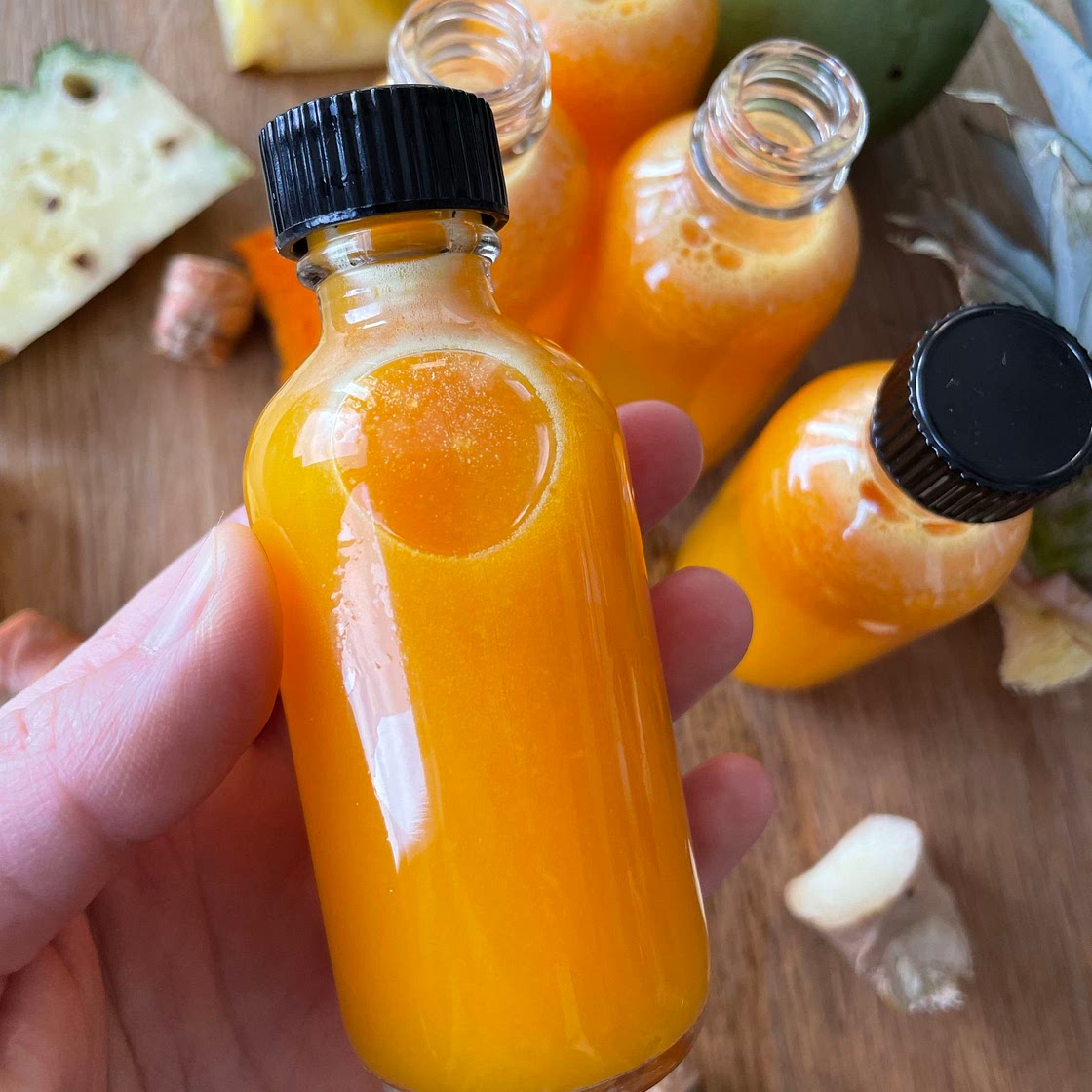 Mango Pineapple Turmeric Ginger Wellness Shots