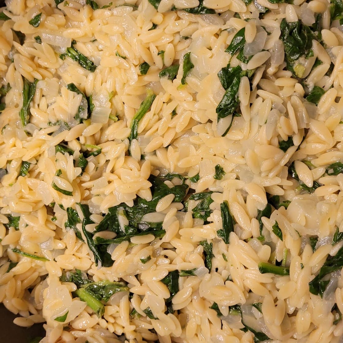Instant Pot Orzo With Lemon, Parmesan & Spinach