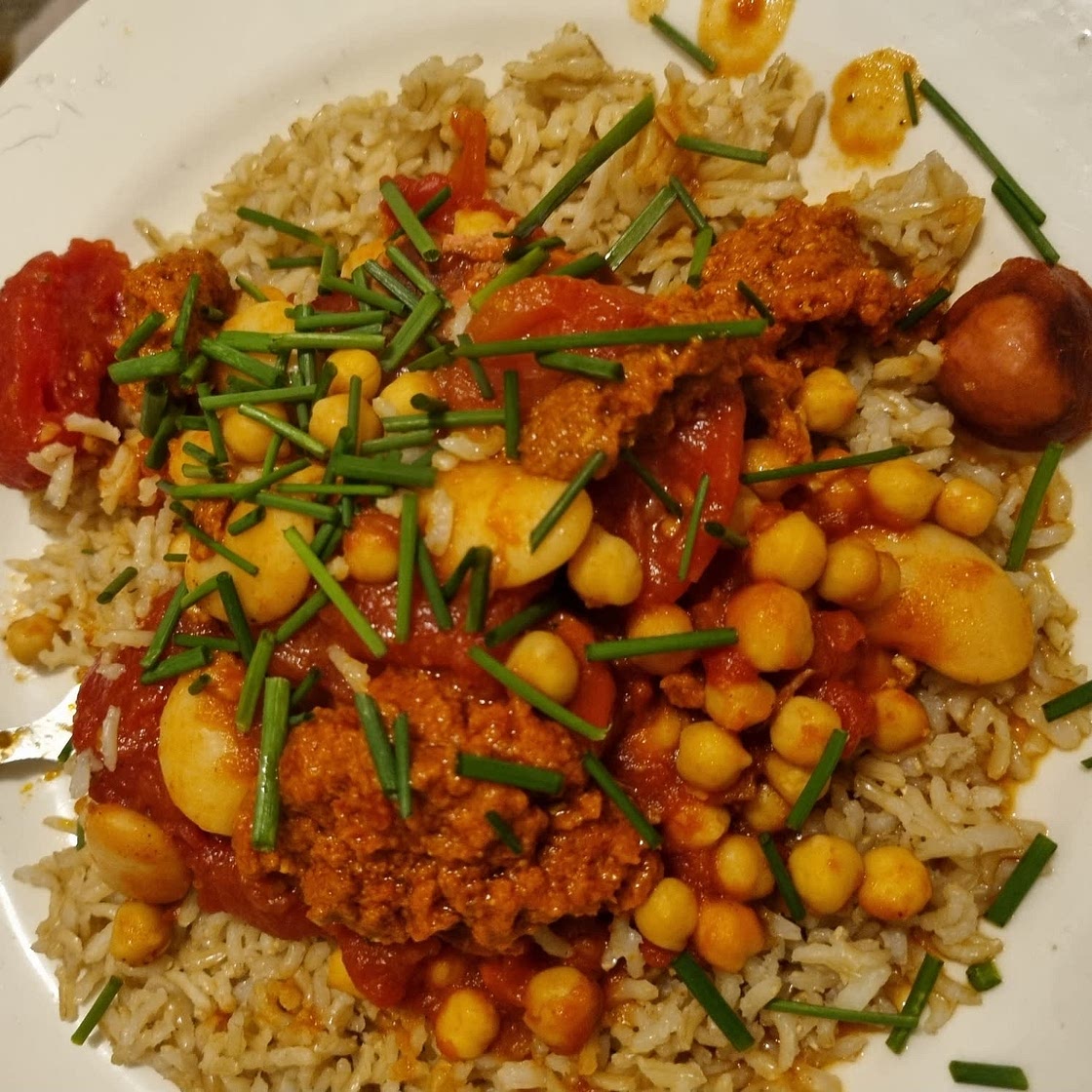 Butter bean & chorizo stew