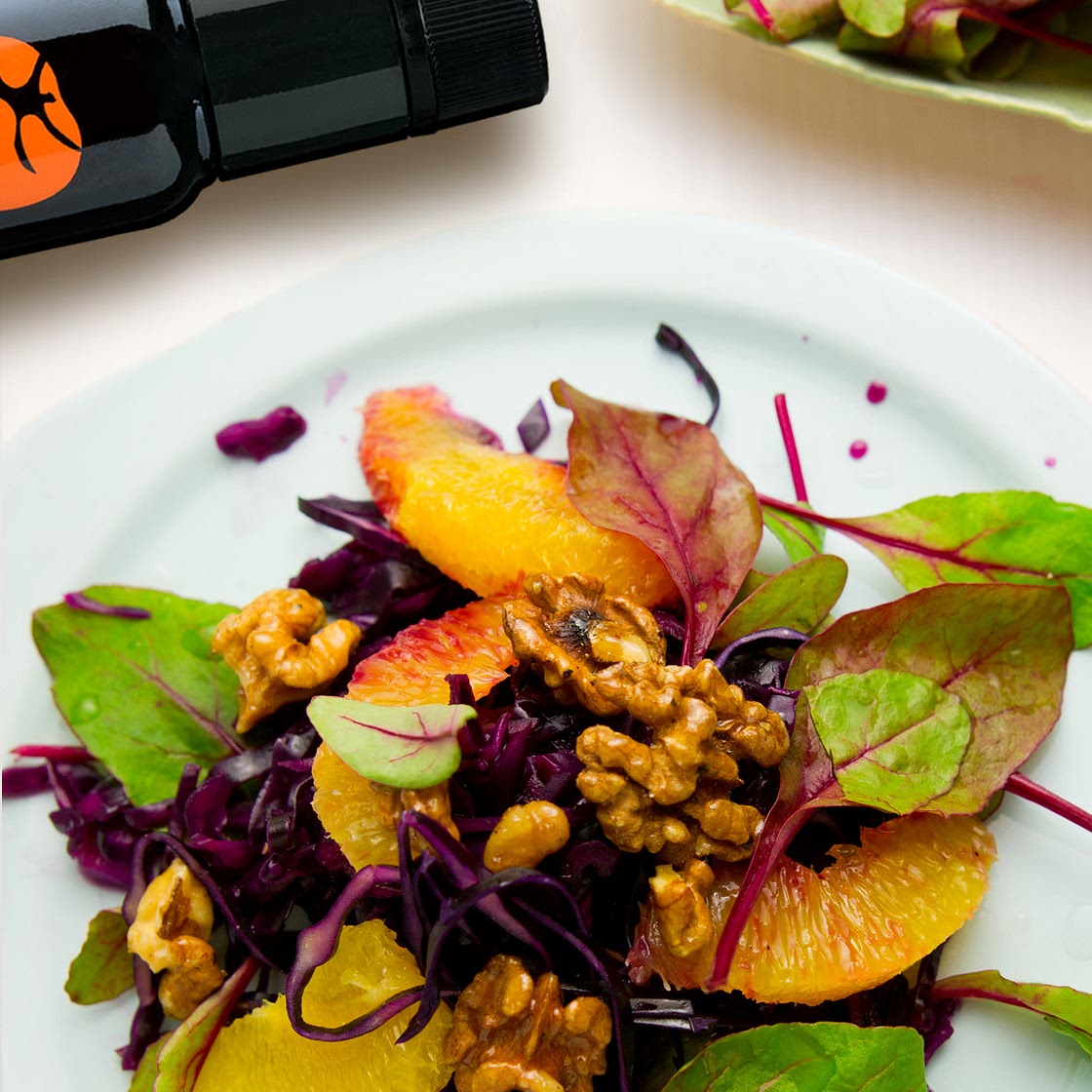 Wintersalat mit Rotkohl und Orangenfilets : TOMAMI®