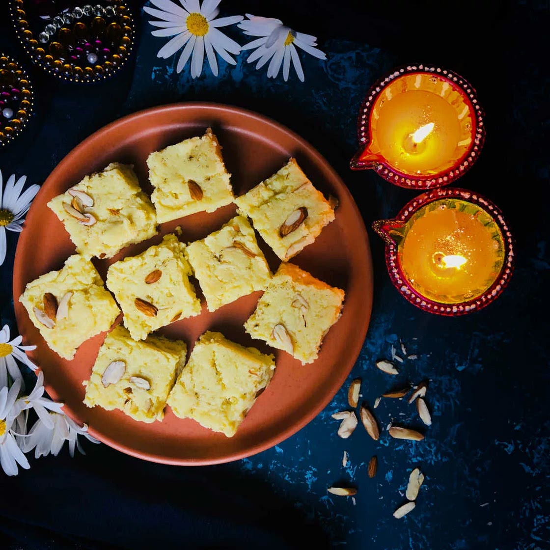 Milk Barfi (Milk Powder Burfi)