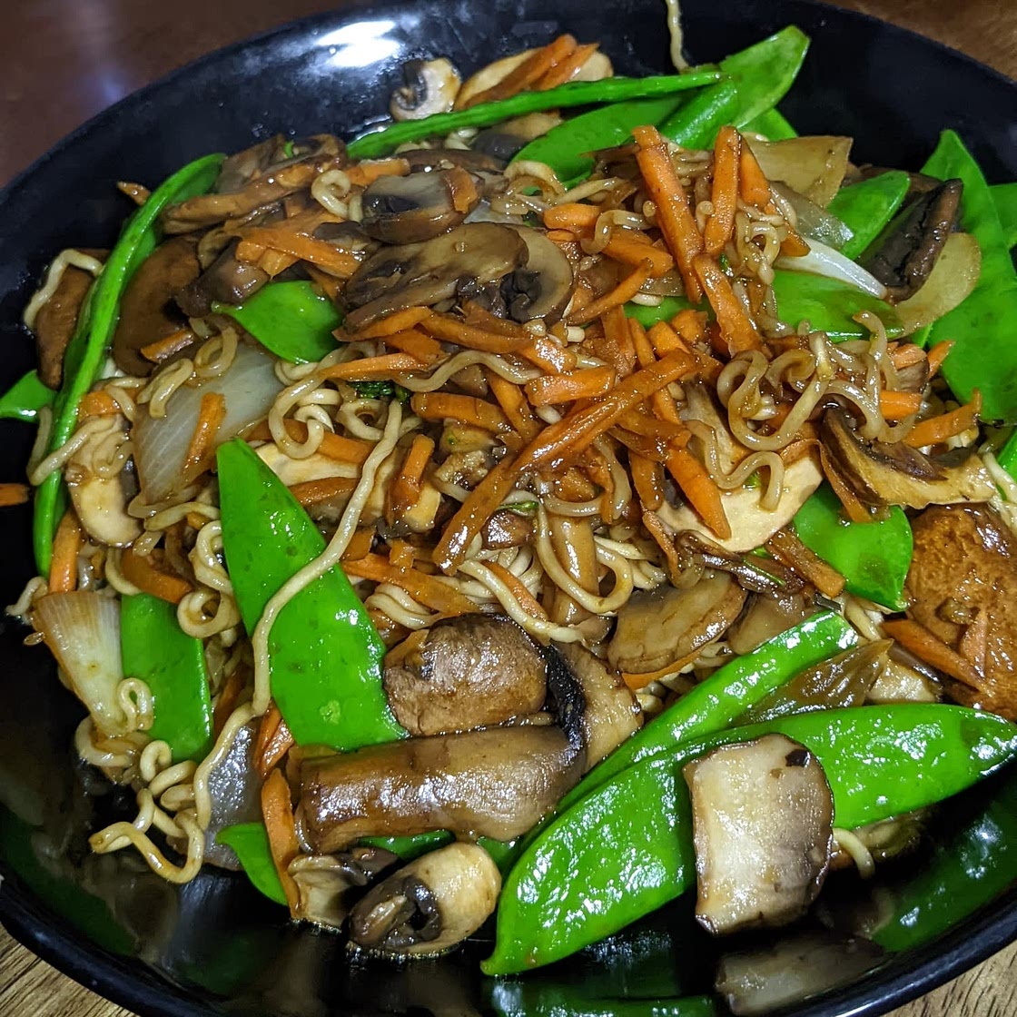 Asian Mushroom Ramen Noodles