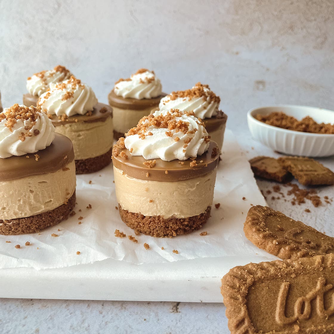 Mini Biscoff Cheesecakes