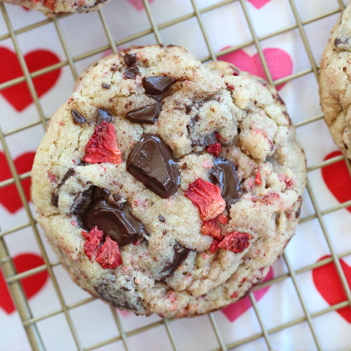 Strawberry Chocolate Chip Cookies